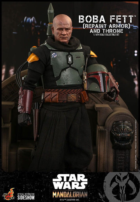 Star Wars The Mandalorian Boba Fett mit Thron Actionfigur 1:6 Special Edition