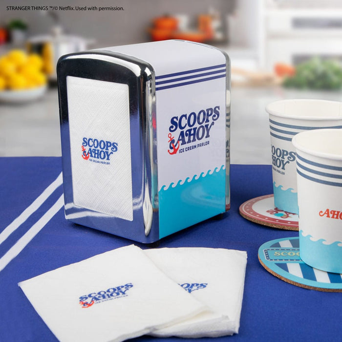 Stranger Things servettenhouderset Scoops Ahoy