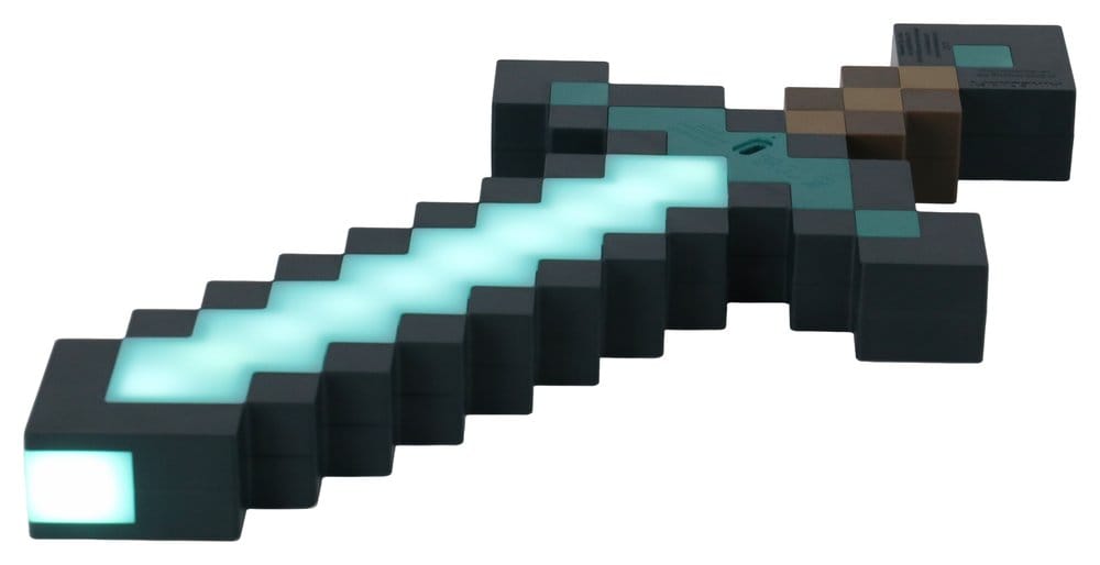Lampe épée en diamant Minecraft
