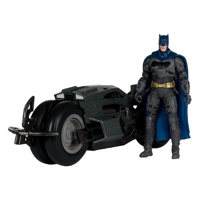 Batman avec Batcycle de The Flash