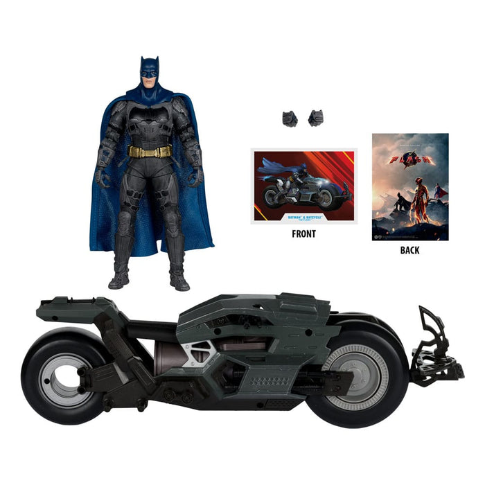 Batman avec Batcycle de The Flash