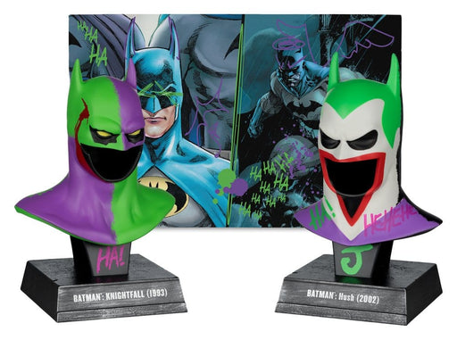 Repliche delle maschere di Batman Knightfall e Hush in stile Joker