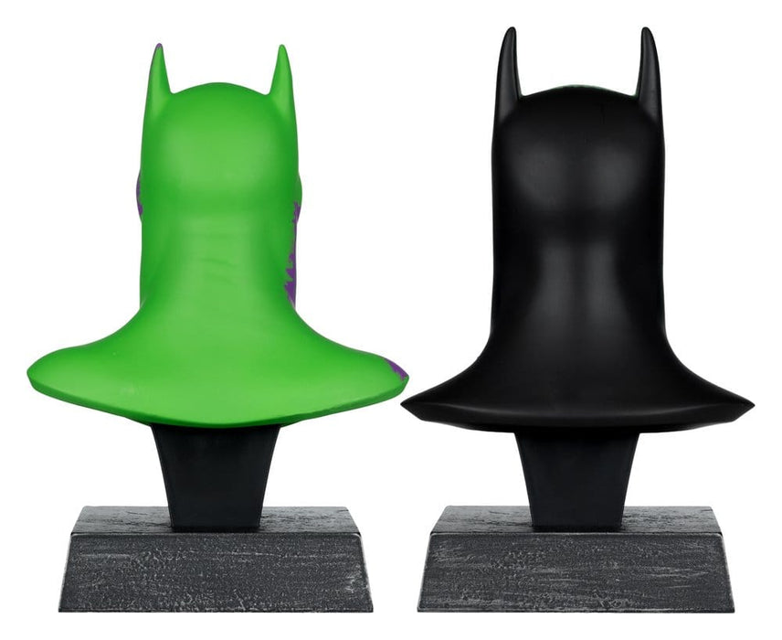 Batman Maskerreplica's Knightfall en Hush in Joker-look
