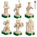 Minecraft Schaakspel Overworld-helden tegen vijandige mobs