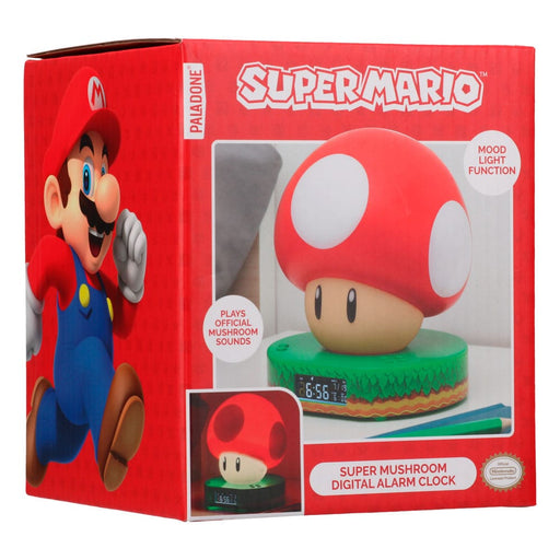 Despertador digital Súper Champiñón de Super Mario