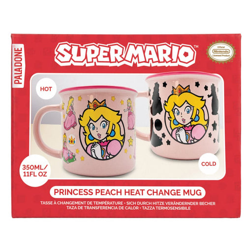 Super Mario warmtegevoelige mok Princess Peach