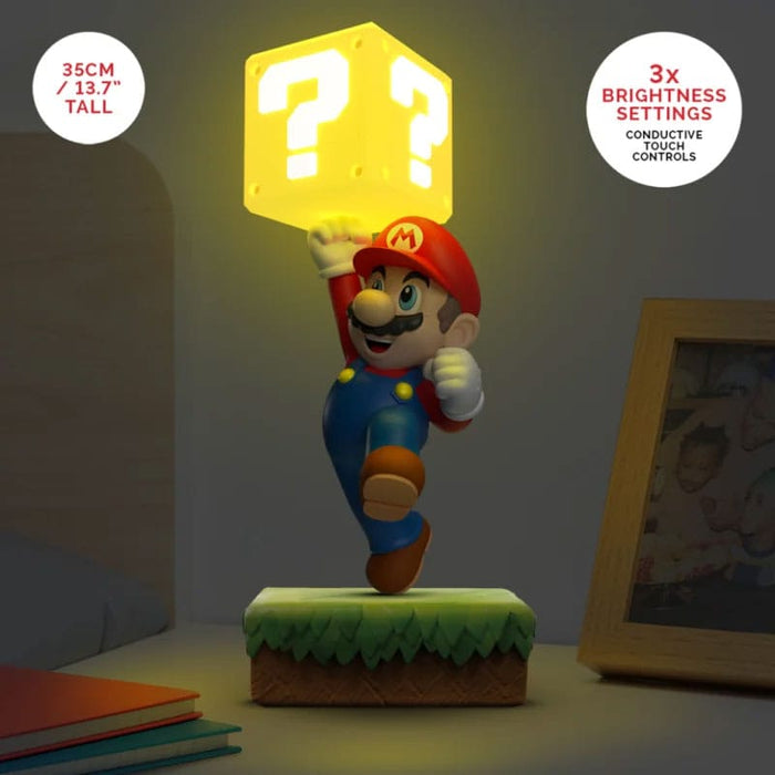 Super Mario Diorama-Lamp met vraagtekenblok