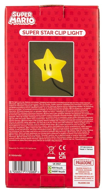 Super Mario Klemlamp Superster