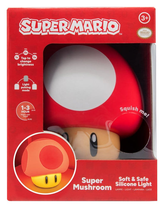 Super Mario Super Mushroom Silicone Lamp