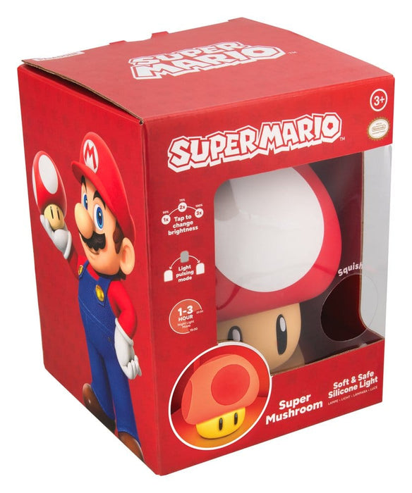 Super Mario Super Mushroom Silicone Lamp