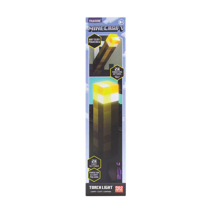 Minecraft Fakkel-lamp (voor tafel en wand)