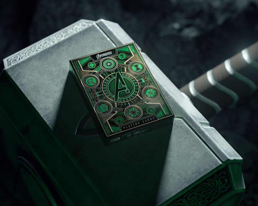 Avengers speelkaarten The Infinity Saga groen