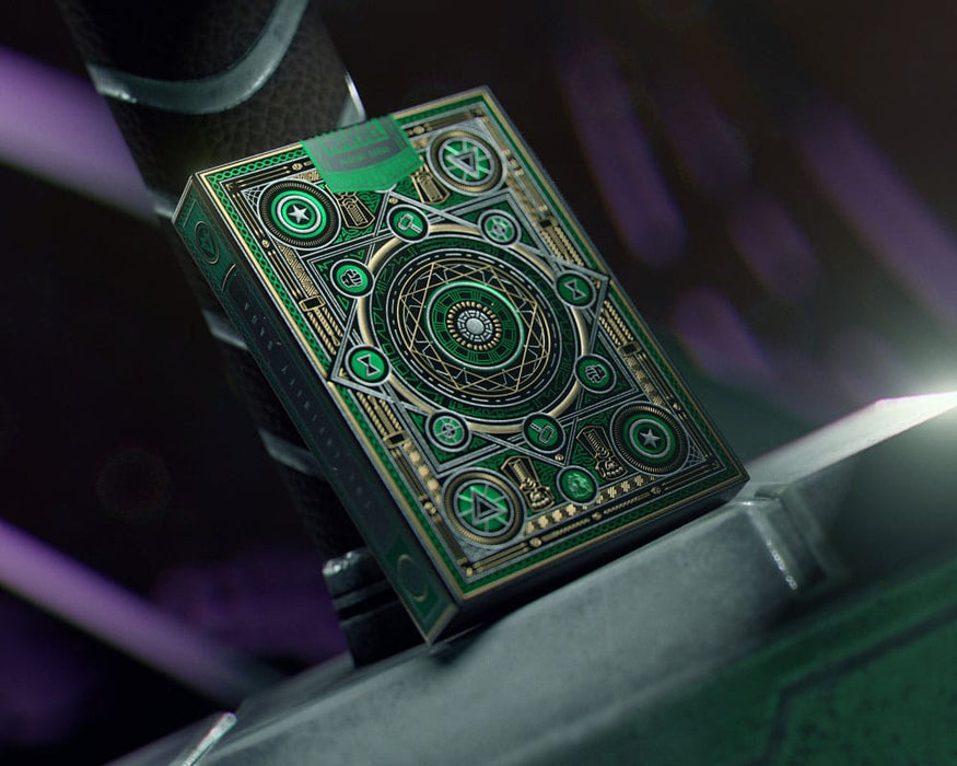 Avengers speelkaarten The Infinity Saga groen
