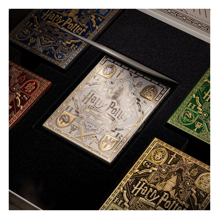 Coffret de cartes à jouer Harry Potter avec 5 jeux