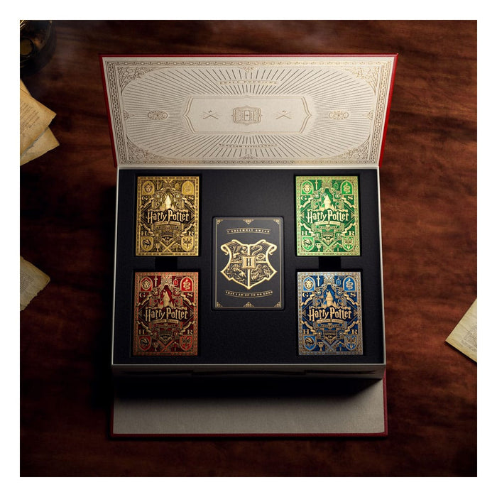 Coffret de cartes à jouer Harry Potter avec 5 jeux