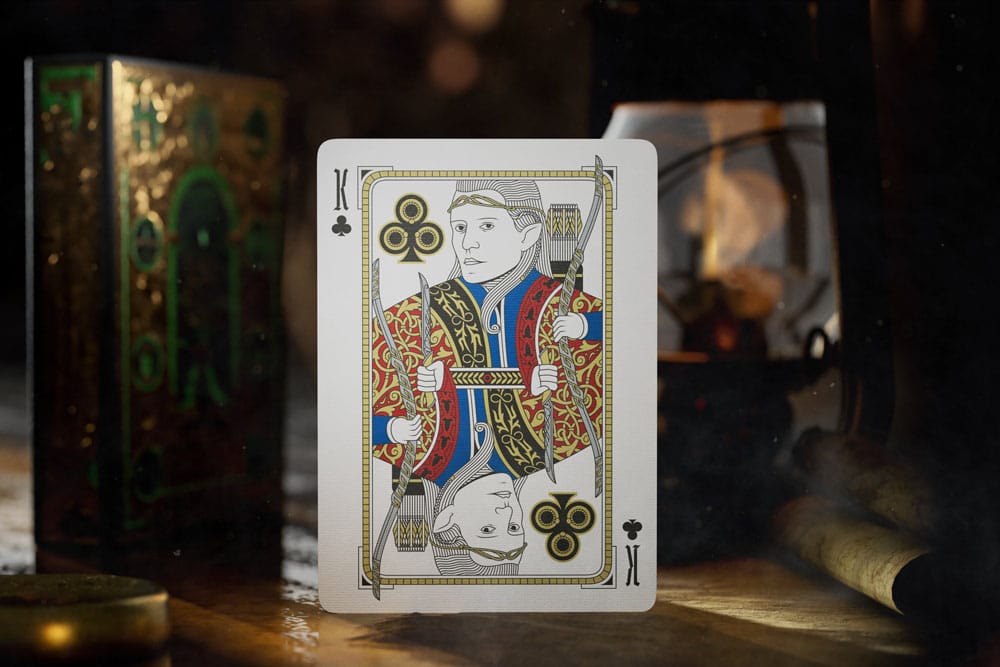 Carte da gioco Il Signore degli Anelli con ornamenti dorati