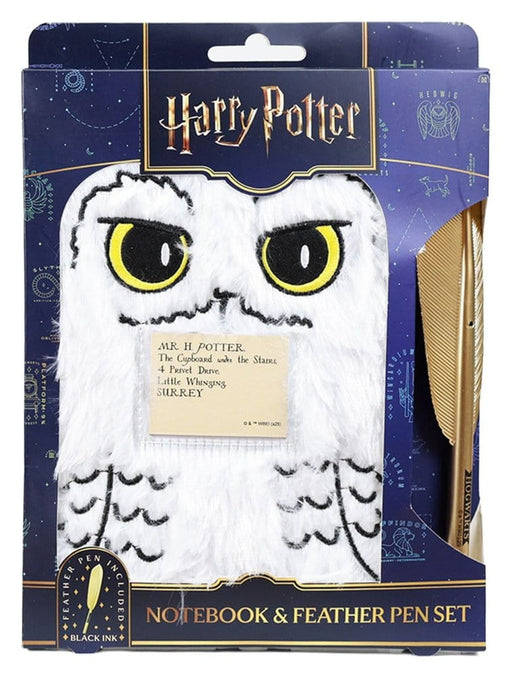 Harry Potter Pluche Notitieboek Hedwig met Veerpen