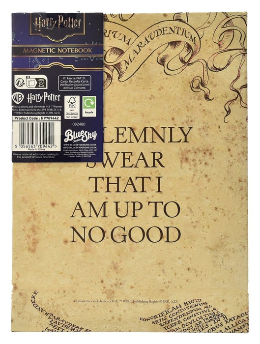 Harry Potter Cuaderno Mapa del Merodeador
