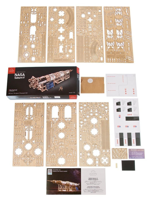 NASA Saturn V Wooden Model Kit