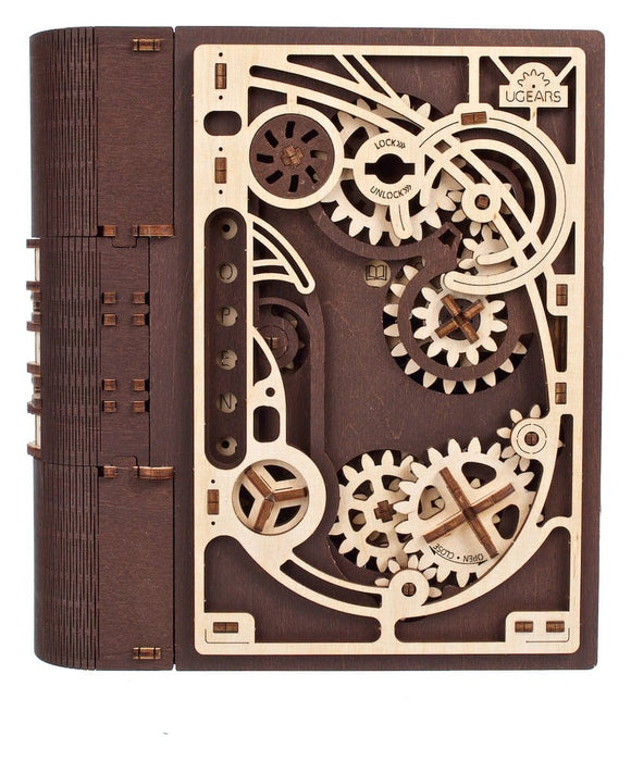 Boek der geheimen houten bouwpakket