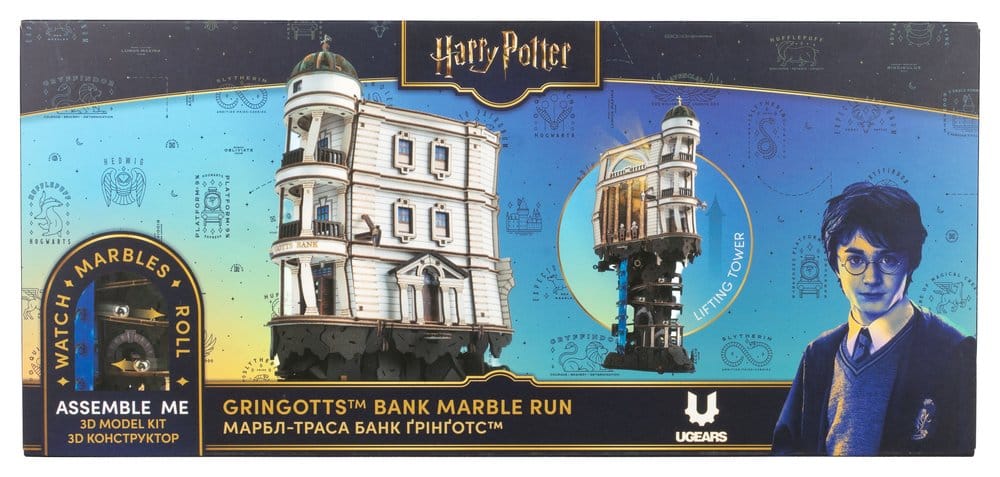 Harry Potter pista per biglie Banca Gringott kit di modellismo in legno